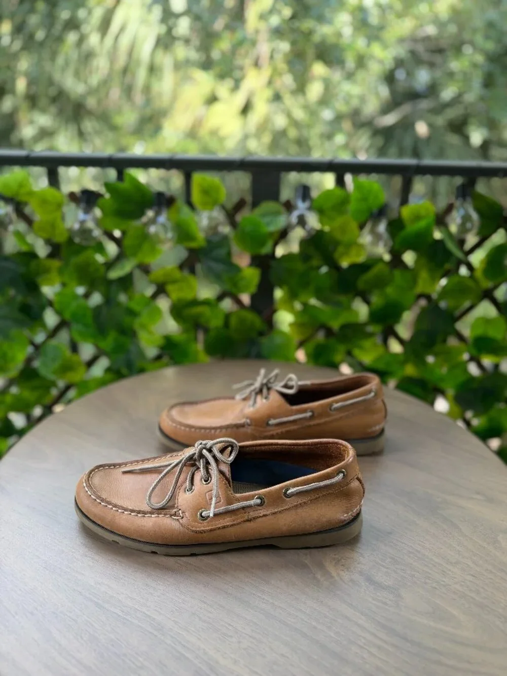Sperry Top-Sider Authentic Original 2-Eye Boat Shoes Men's Tan Leather